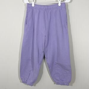 Aritzia TNA cozy mega Purple sweatpants